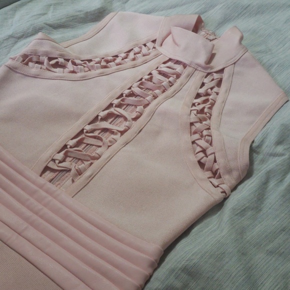 Very Sexy & Elegant Black lace up bandage dress - Picture 8 of 8